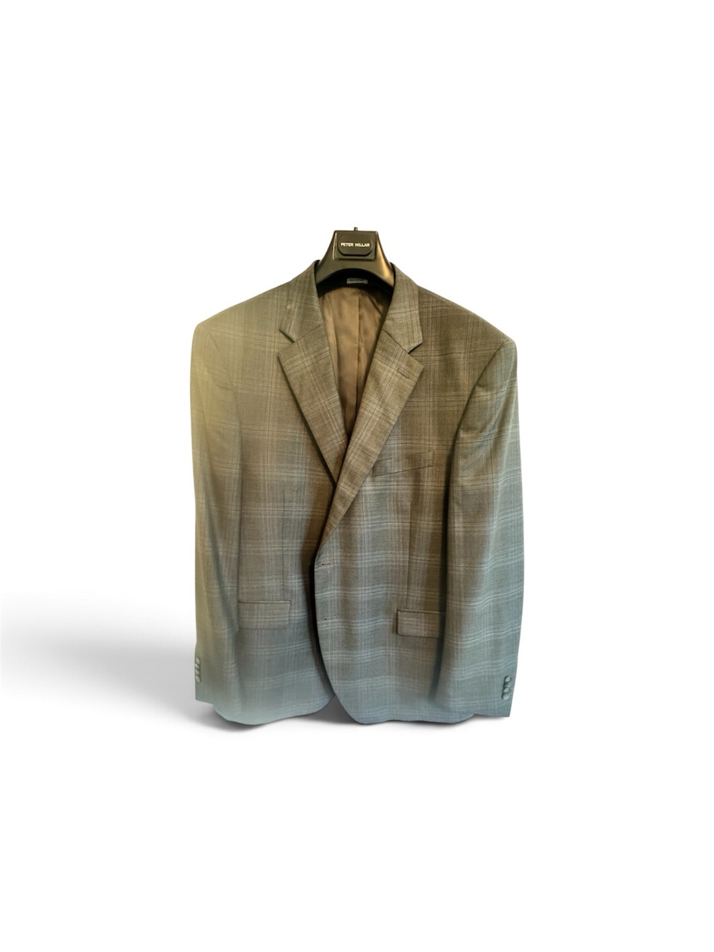 Peter Millar Gray Plaid Sport Coat